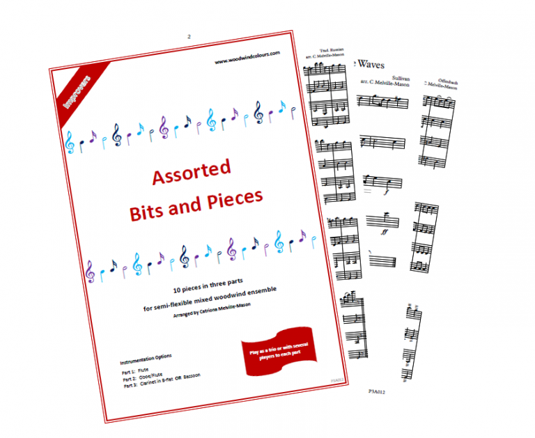 Assorted Bits And Pieces Woodwind Colours